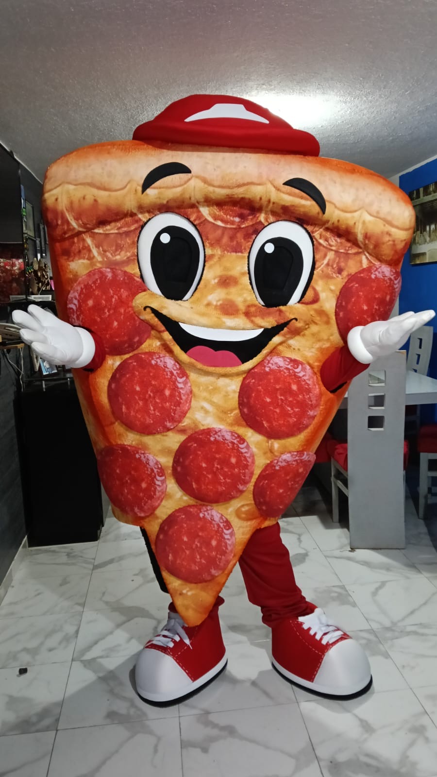 Botarga Pizza Hut fabricada por Grupo Alknce